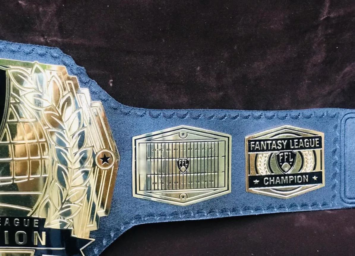 WWE-Style Fantasy Football Championship Belt – Custom Title for League Winners |
