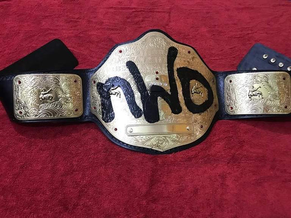 WCW NWO Big Gold Heavyweight Championship Title Belt Replica