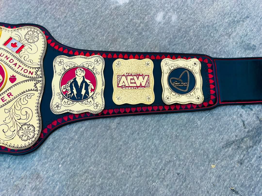 Owen Hart Foundation Cup Championship Belt – Made Replica by QA Belts