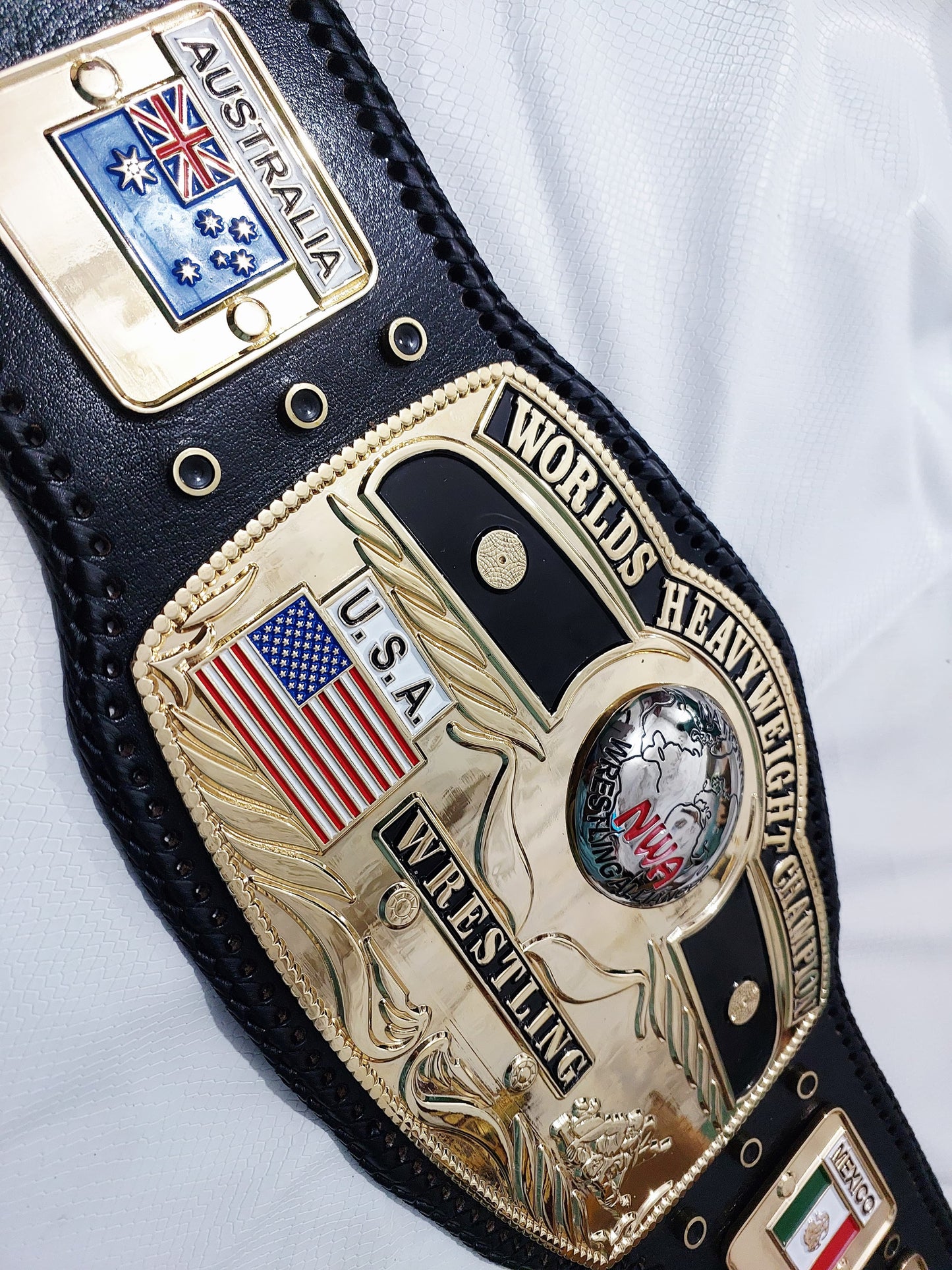 NWA World Heavyweight Wrestling Championship Belt Made Replica by QA Belts