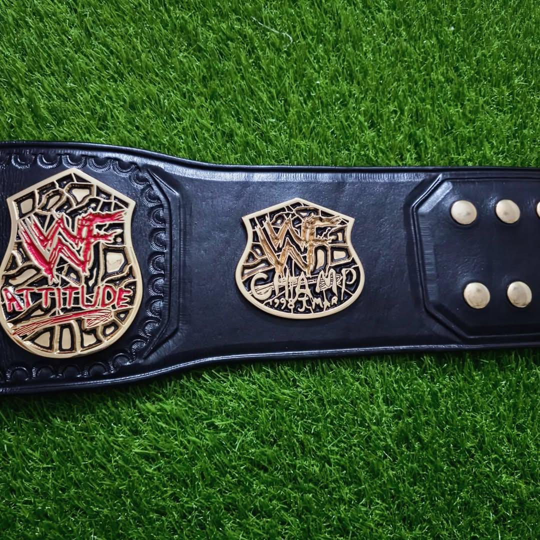 WWF Smoking Skull Championship Title Belt Replica