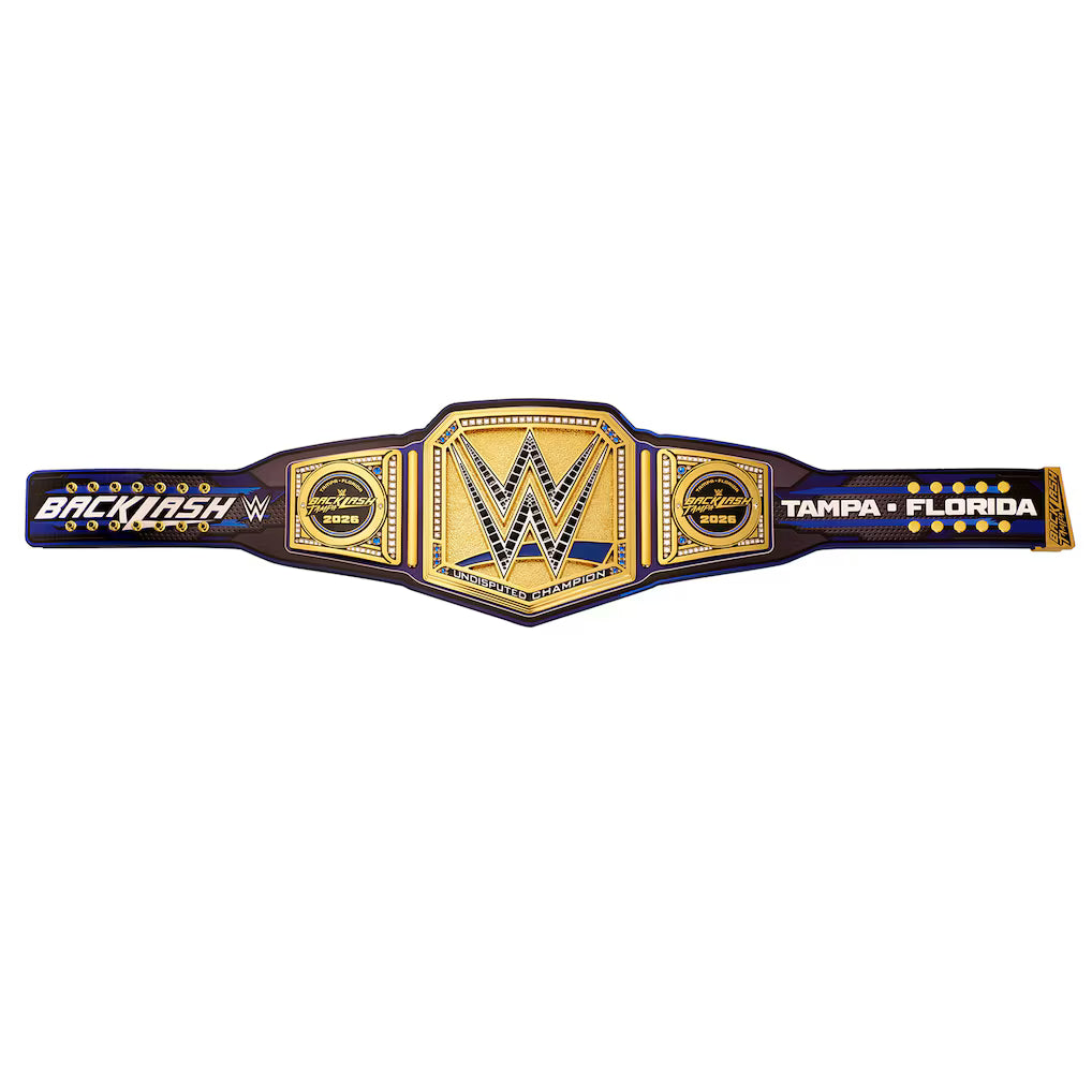 Backlash 2026 Tampa Replica Title Belt