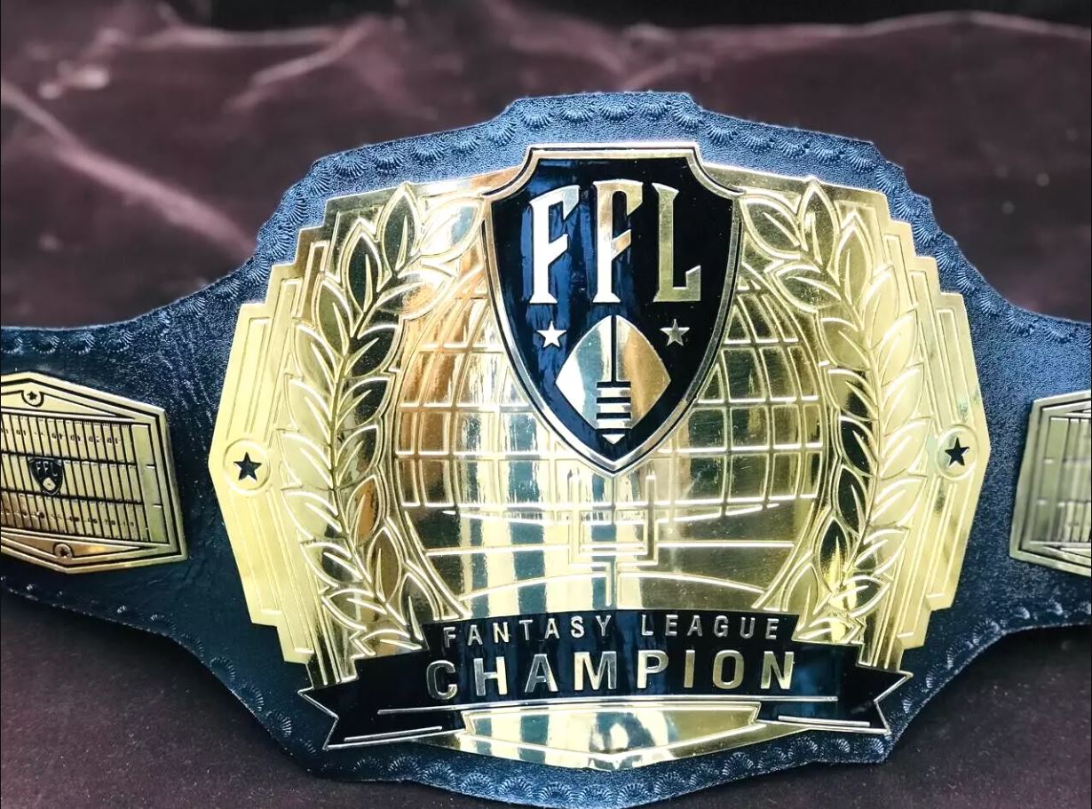 WWE-Style Fantasy Football Championship Belt – Custom Title for League Winners |