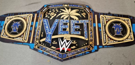 Jey Uso YEET Championship Replica Belt – Custom WWE-Inspired Title |