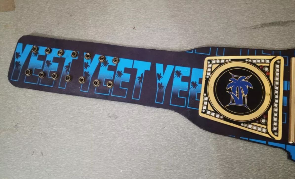Jey Uso YEET Championship Replica Belt – Custom WWE-Inspired Title |