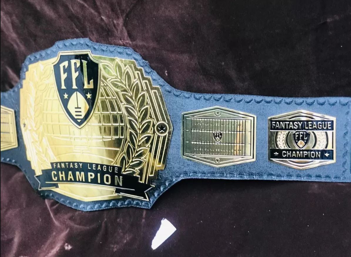 WWE-Style Fantasy Football Championship Belt – Custom Title for League Winners |