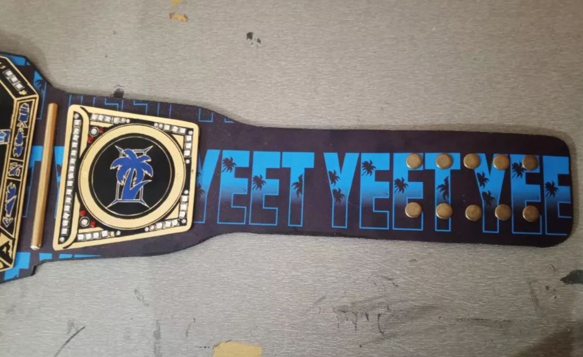 Jey Uso YEET Championship Replica Belt – Custom WWE-Inspired Title |