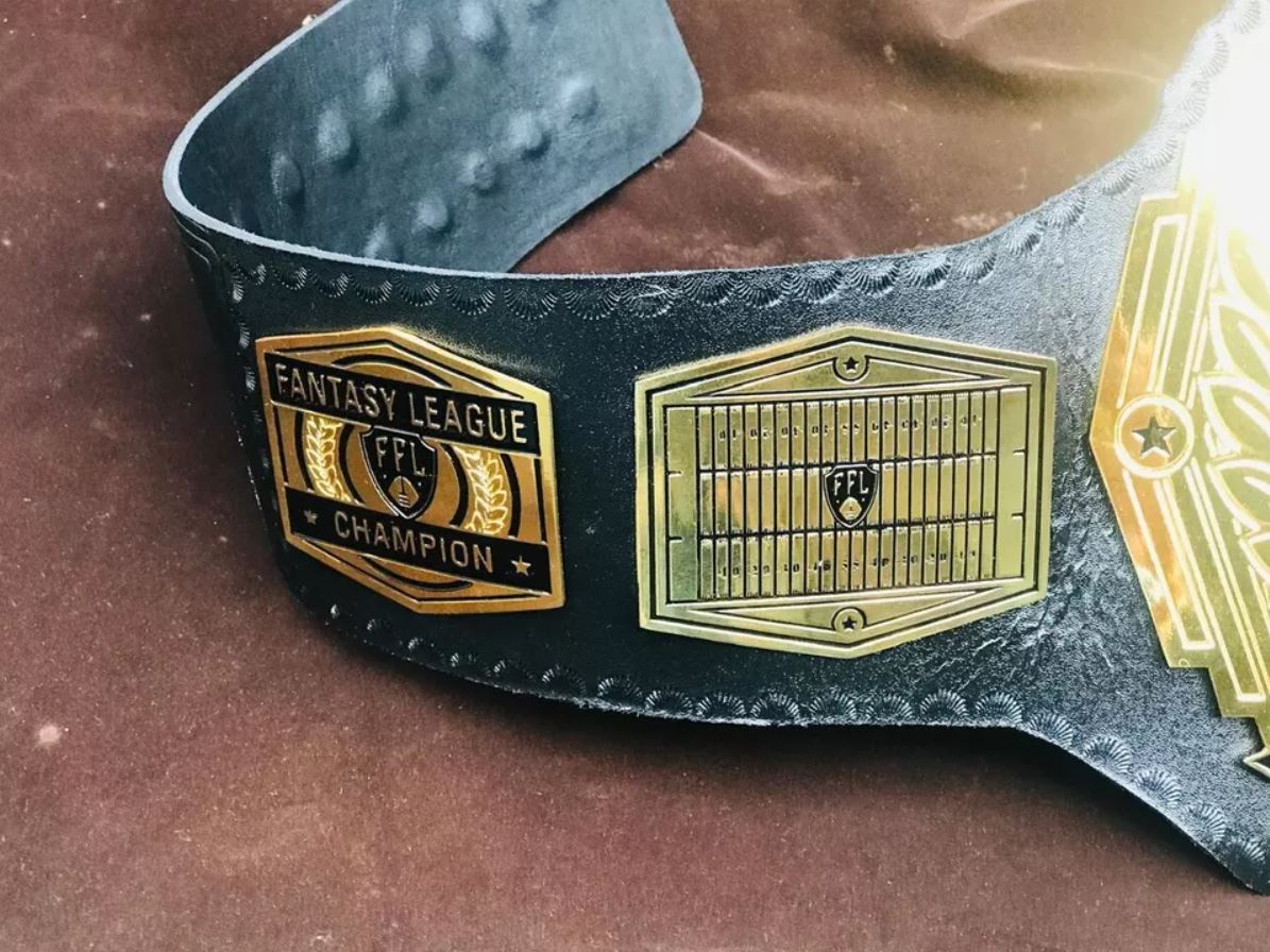 WWE-Style Fantasy Football Championship Belt – Custom Title for League Winners |