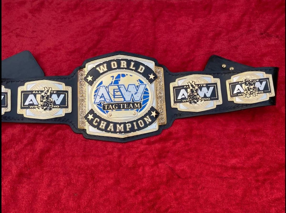 AEW Tag Team Championship Belt Replica