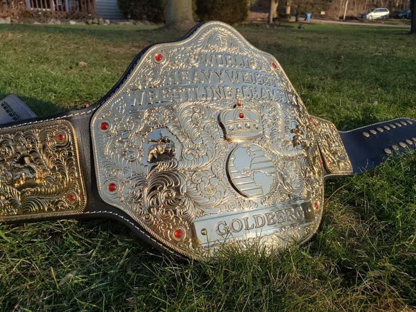 WCW Big Gold Heavyweight Championship Title Belt Replica