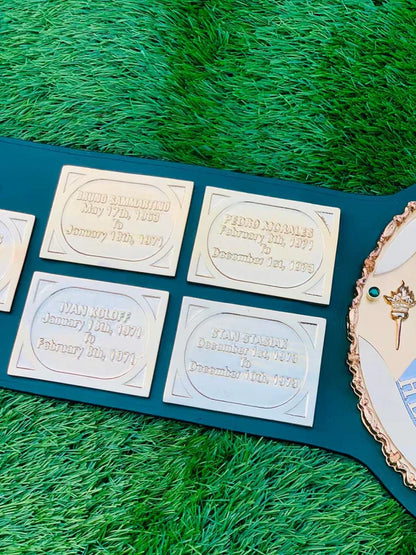 WWF Big Green Championship Title Belt Replica