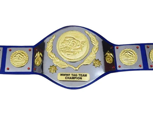 WWWF 82’ Tag Team Old School Championship Trophy Belt