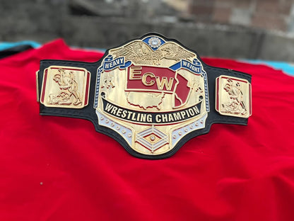 ECW World Heavyweight Championship Title Belt –  Made Replica by QA Belts
