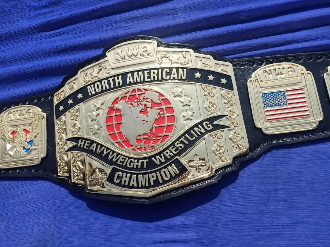 NWA North American Heavyweight Wrestling Championship Belt – CNC Made Replica by QA Belts