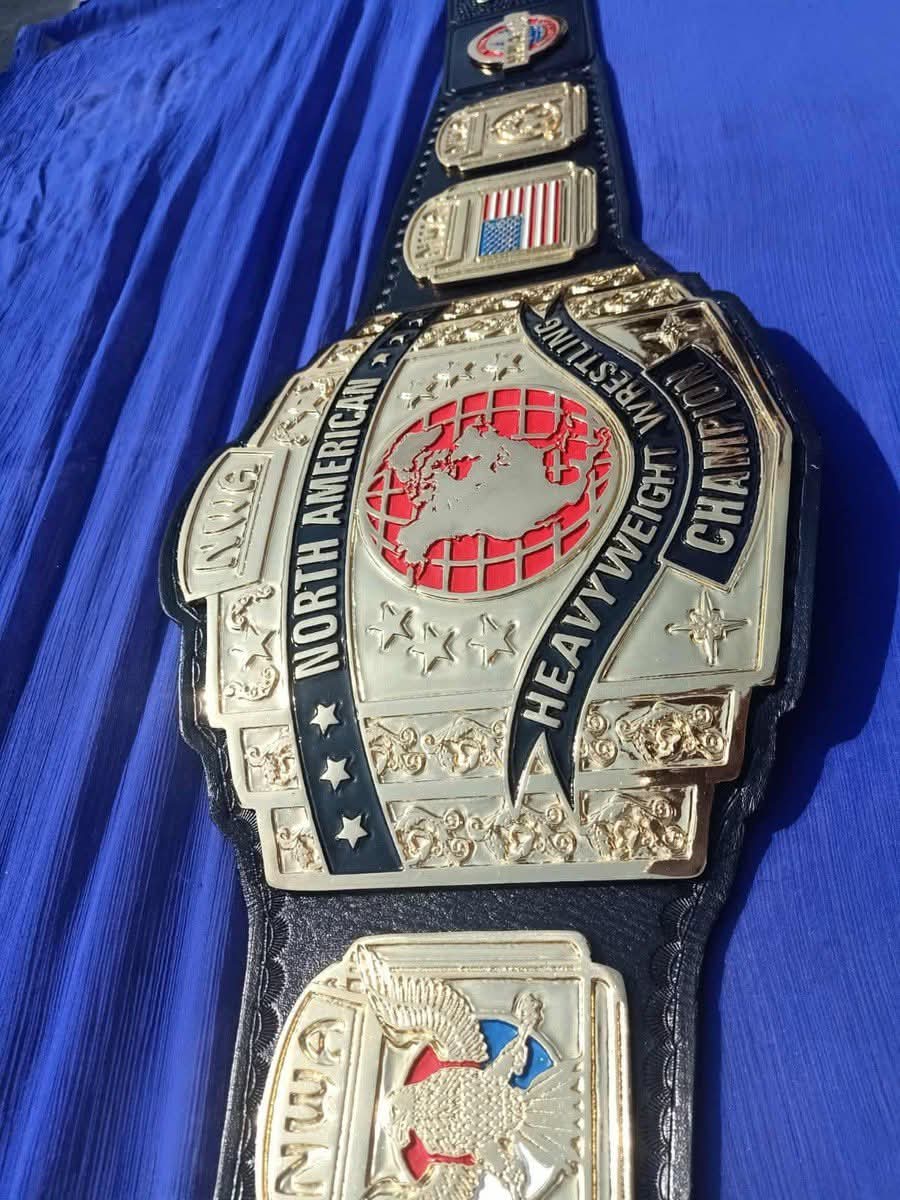 NWA North American Heavyweight Wrestling Championship Belt – CNC Made Replica by QA Belts