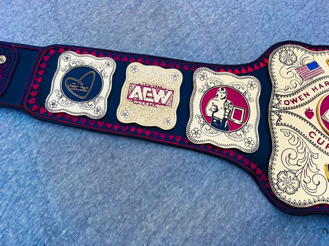 Owen Hart Foundation Cup Championship Belt –  Made Replica by QA Belts