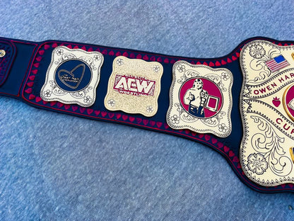 Owen Hart Foundation Cup Championship Belt –  Made Replica by QA Belts
