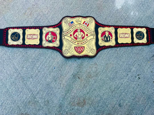 Owen Hart Foundation Cup Championship Belt –  Made Replica by QA Belts