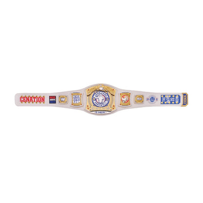 John Cena Autographed Elimination Chamber 2025 Spinner Replica Title Belt with Inscription