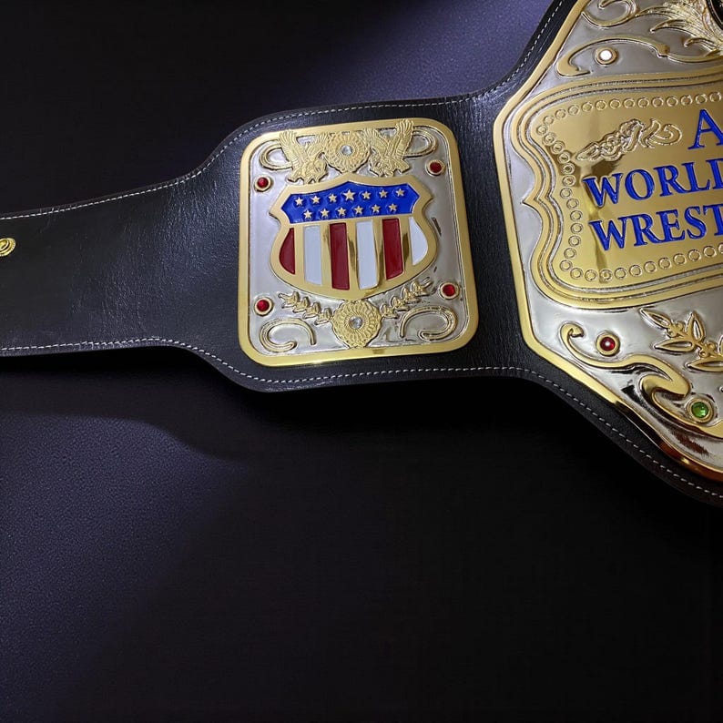 AWA World Heavyweight Championship Replica Title Belt - Inmate Edition