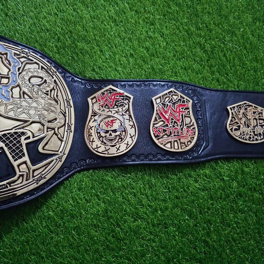 WWF Smoking Skull Championship Title Belt Replica