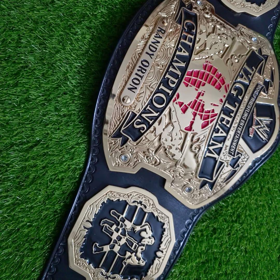 WWE RAW Ruthless Aggression World Tag Team Championship Replica Title Belt