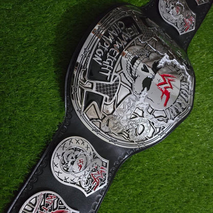 WWE Smoking Skull SILVER Championship Belt Replica