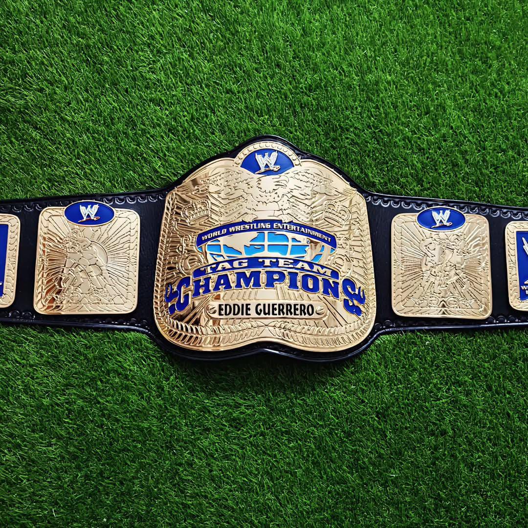 WWE SmackDown Ruthless Aggression Tag Team Championship Replica Title Belt