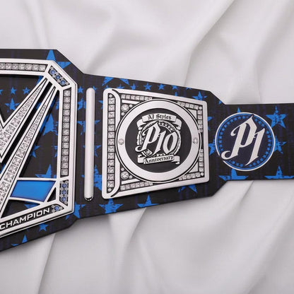 AJ Styles 10th Anniversary Signatures Series Championship Replica Title Belt