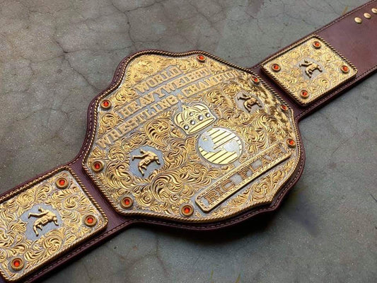WCW Big Gold Heavyweight Championship Title Belt Replica