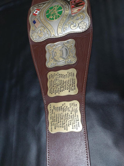 Stampede Wrestling NWA North American Wrestling Champion Belt
