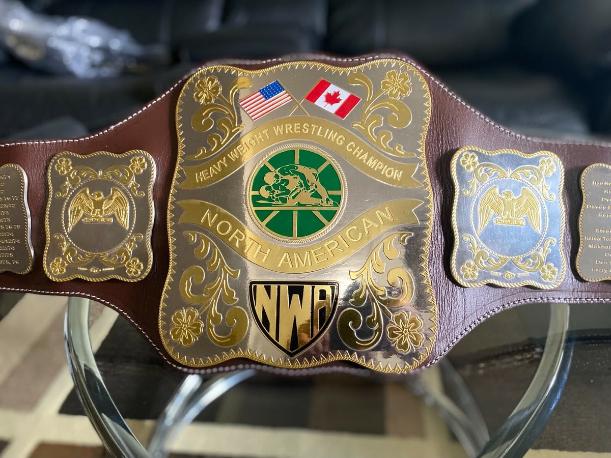 Stampede Wrestling NWA North American Wrestling Champion Belt