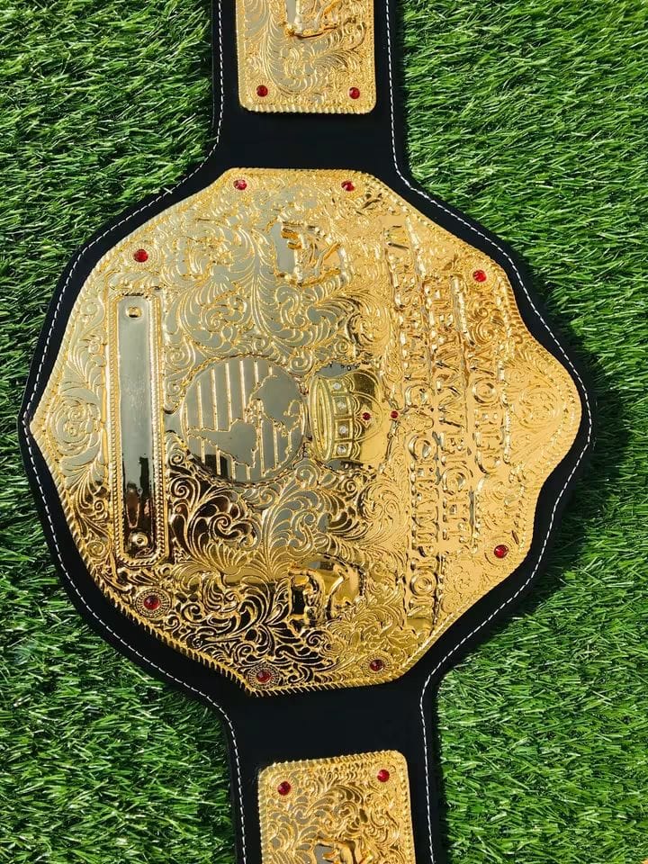 WCW Big Gold Heavyweight Championship Title Belt Replica