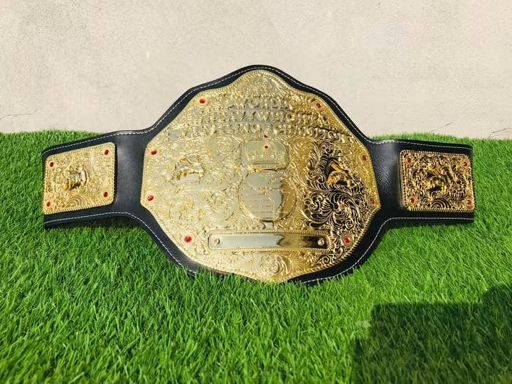 WCW Big Gold Heavyweight Championship Title Belt Replica