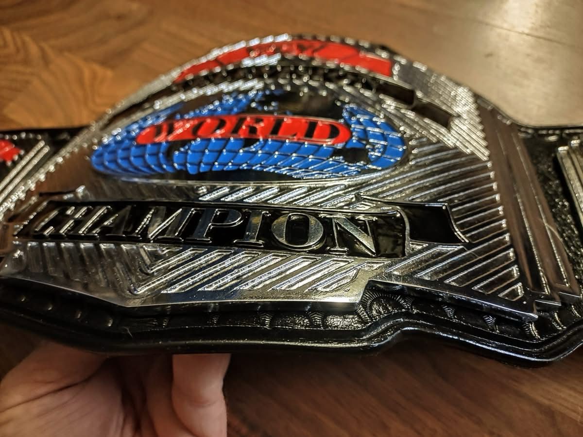 WCW World TV Champion replica belt
