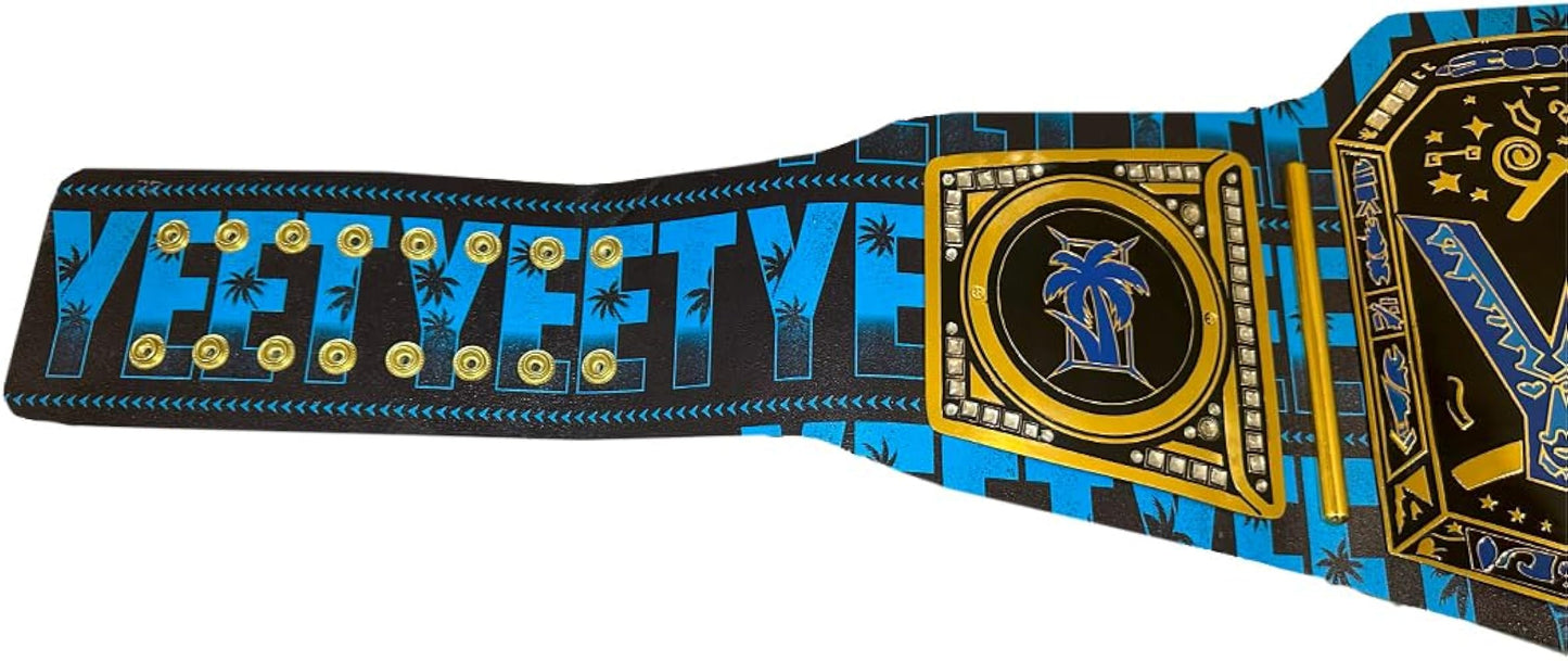 Custom YEET Jey Uso Championship Title Belt
