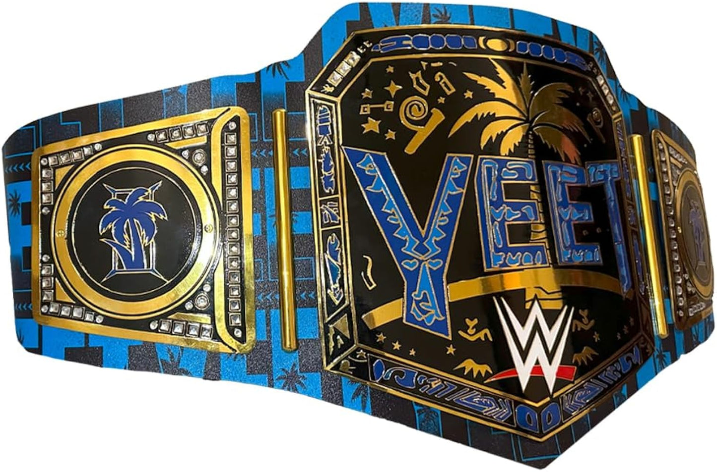 Custom YEET Jey Uso Championship Title Belt