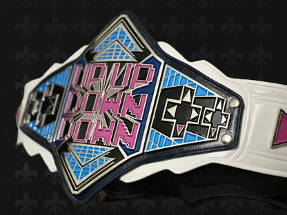 UpUpDownDown Championship Replica Title Belt