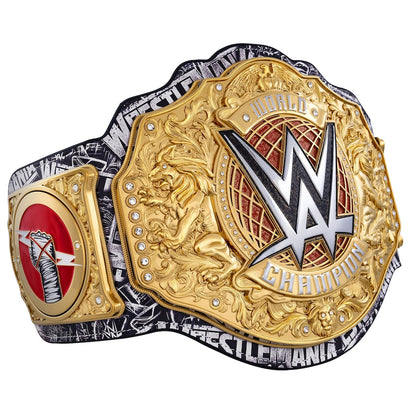 WWE WrestleMania 42 CM Punk vs Roman Reigns Match Championship Title Belt