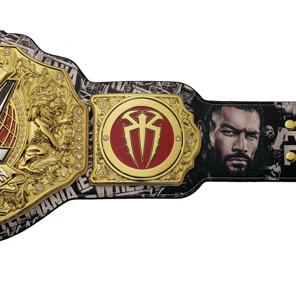 WWE WrestleMania 42 CM Punk vs Roman Reigns Match Championship Title Belt