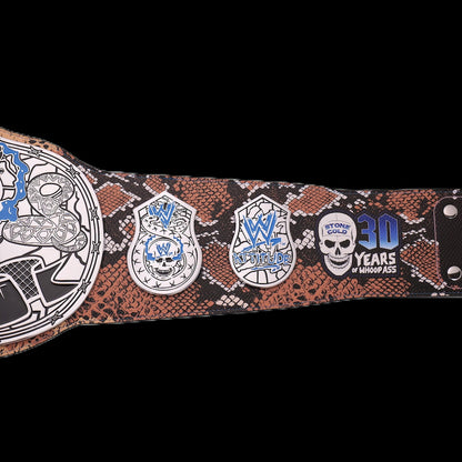 Stone Cold" Steve Austin Limited Edition 30 Years Signature Series Title Belt