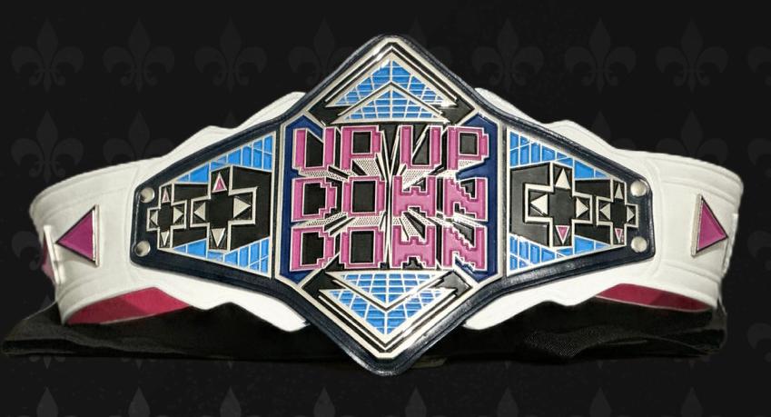 UpUpDownDown Championship Replica Title Belt