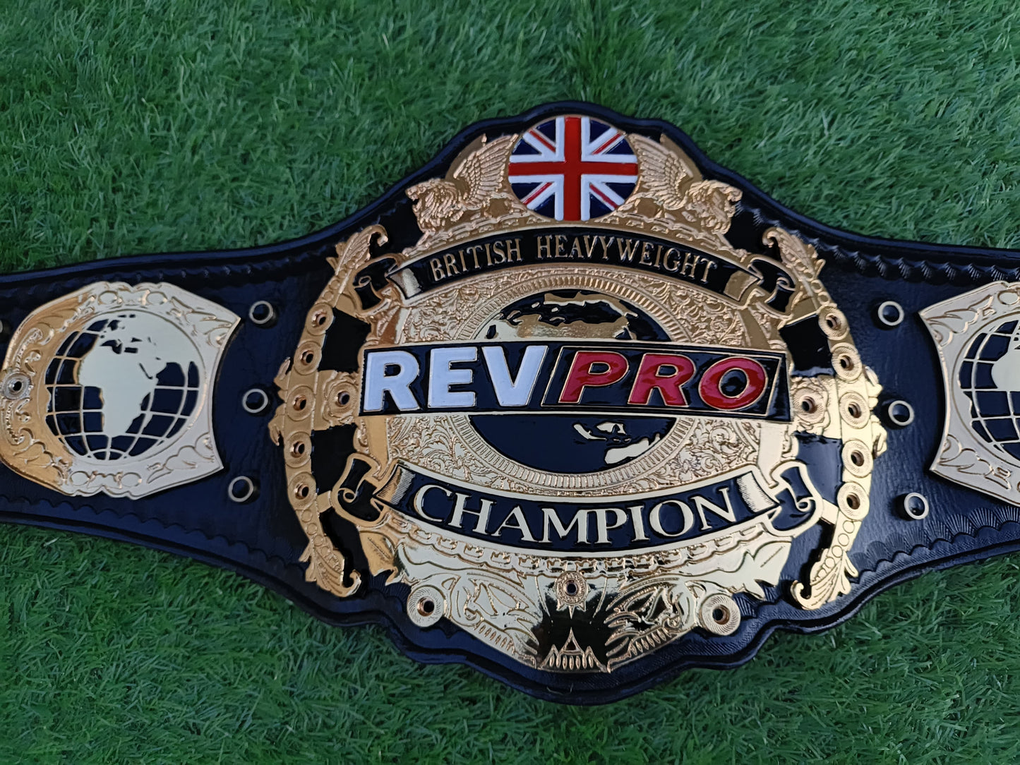 NEW REV PRO BRITISH HEAVYWEIGHT WRESTLING CHAMPIONSHIP BELT