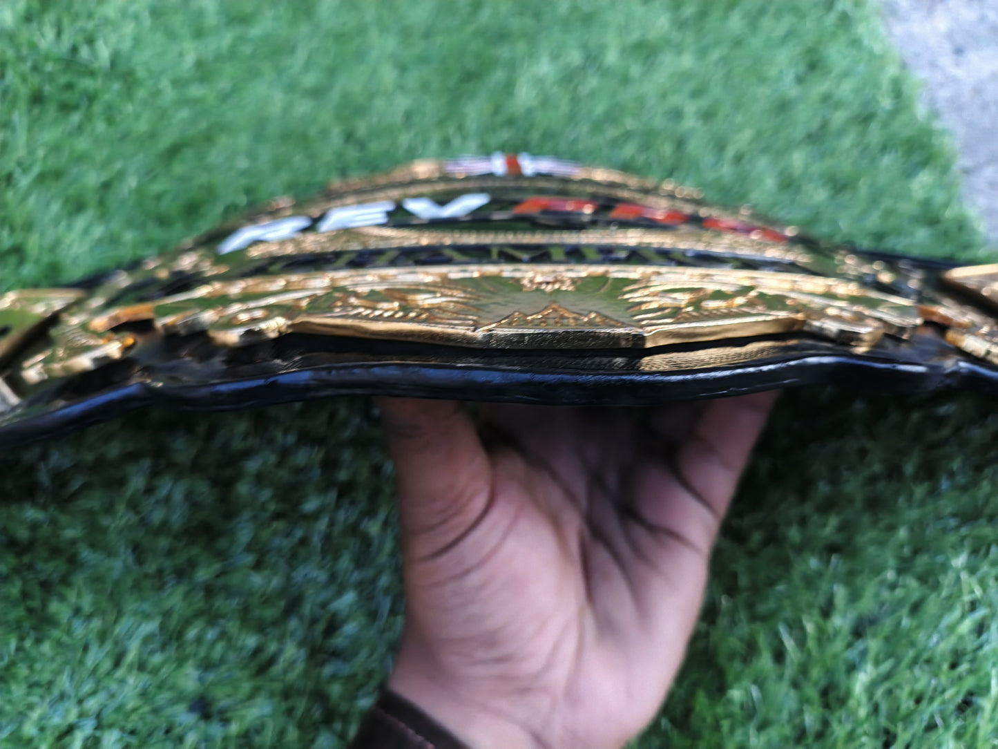 NEW REV PRO BRITISH HEAVYWEIGHT WRESTLING CHAMPIONSHIP BELT