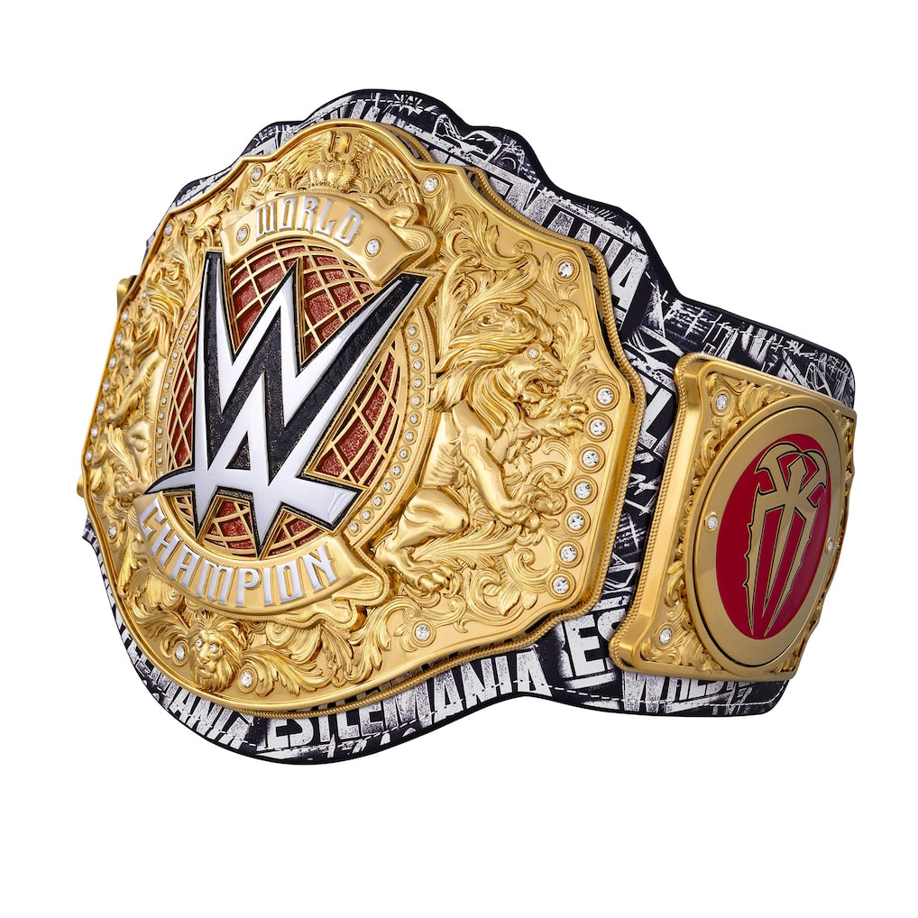WWE WrestleMania 42 CM Punk vs Roman Reigns Match Championship Title Belt